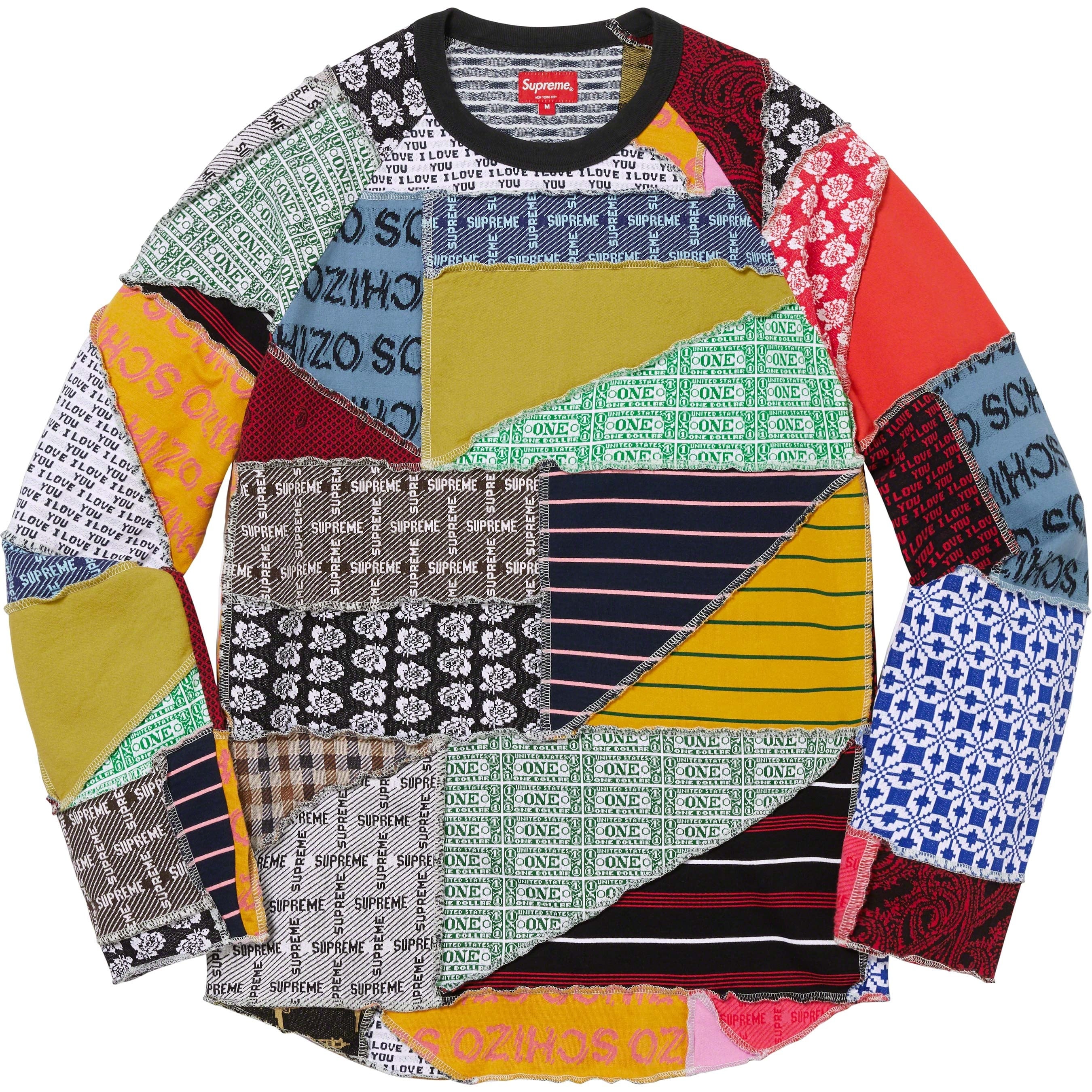 Patchwork Jacquard L/S Top view 10